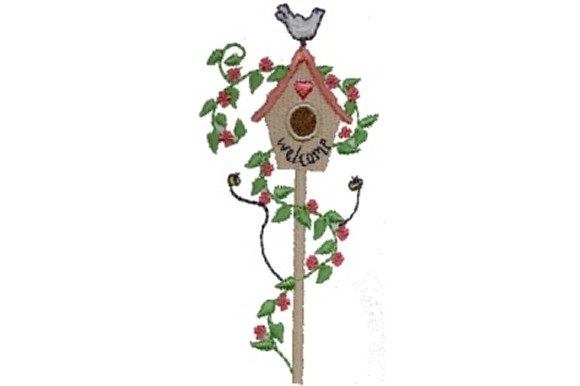 Birdhouse Embroidery Design Review