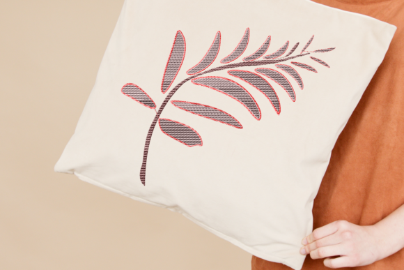Brown Maroon Leaf Embroidery Review for Boutique Apparel