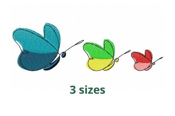 Butterfly Moth Embroidery Design