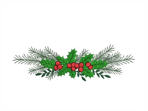 Christmas Holly: Fresh & Festive Embroidery for Holiday Sellers
