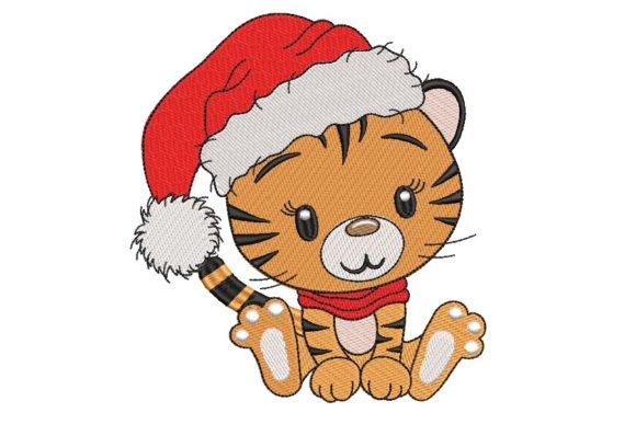 Christmas Tiger: A Festive Embroidery Design Worth Your Time?