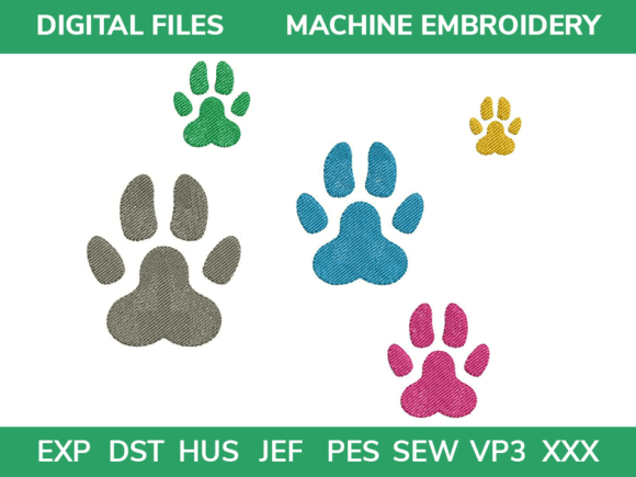 Dog Paws Embroidery Design Review