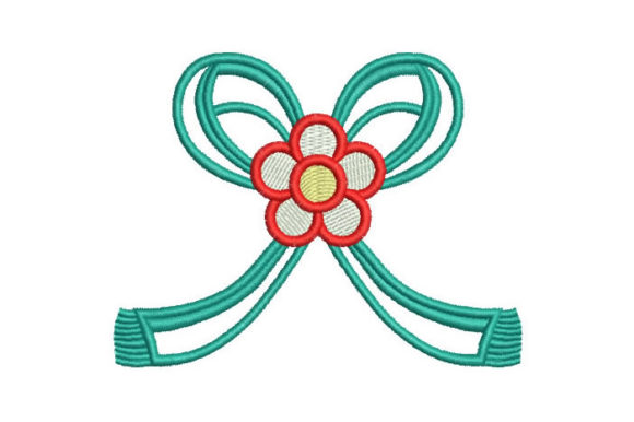 Flower and Ribbon Embroidery Design Review