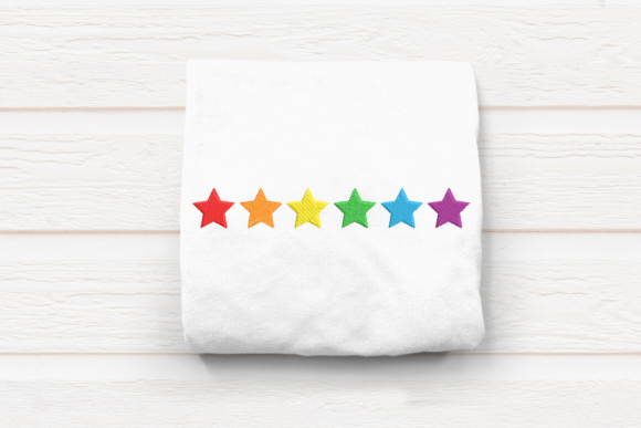 Horizontal Row of Stars Embroidery Design Review