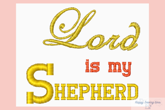 Lord Is My Shepherd Embroidery Review