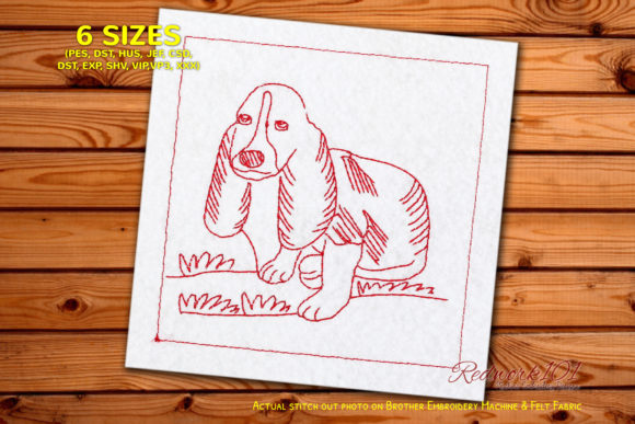 Puppy Basset Hound: A Boutique Sweatshirt Embroidery Review