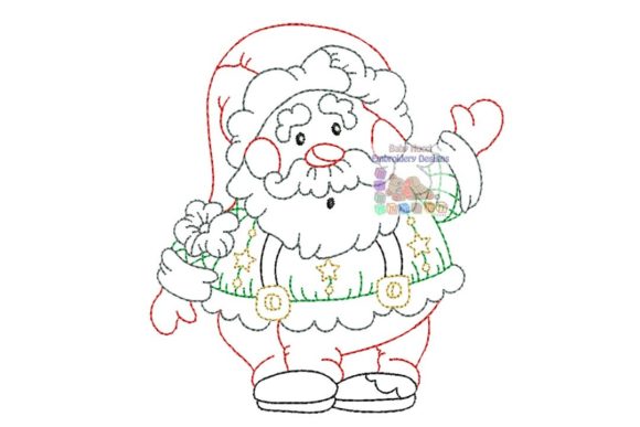 Santa Multicolor Character Embroidery Review